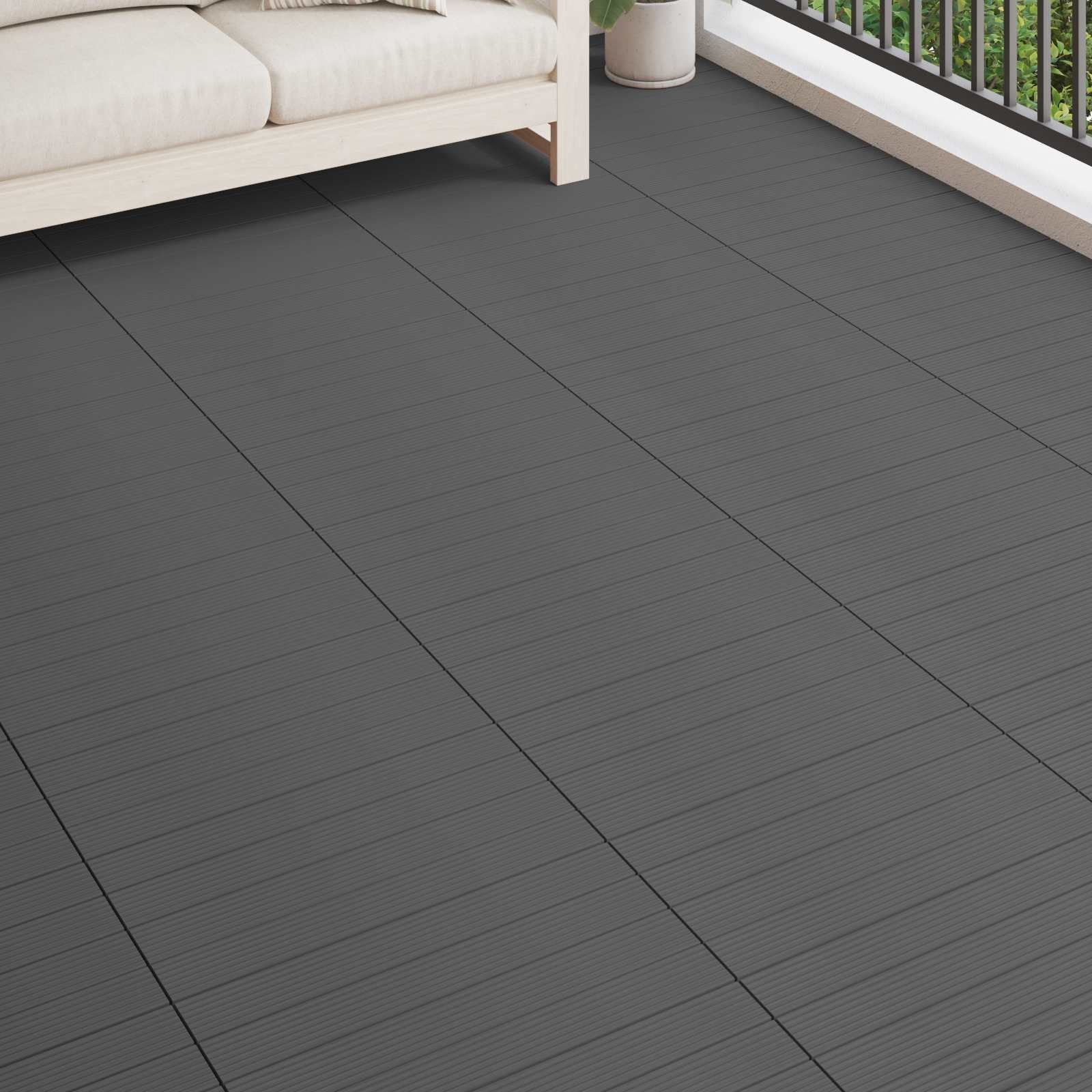 vidaXL Płytka Tarasowa 6 pcs Szary 60 x 30 cm