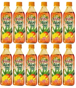 Vita Aloe Napój z aloesem 38% Mango Zestaw 12 x 500 ml - żywność - Soki i napoje niegazowane - miniaturka - grafika 1