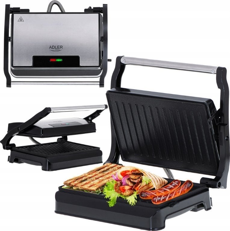 Tradycyjny Grill Elektryczny Adler Grill Opiekacz 1200W Ad3052