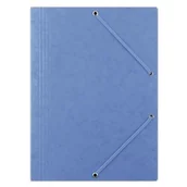 Teczki i skoroszyty - Donau Teczka z gumką A4 preszpanowa - niebieska - miniaturka - grafika 1
