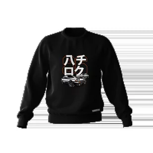 Czarna bluza Toyota AE86 HACHIROKU-M - Odzież do sportów motorowych - miniaturka - grafika 1