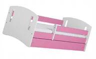 Łóżka dla dzieci i młodzieży - Łóżko dla dziewczynki z barierką 80x180 C9-A83 - miniaturka - grafika 1