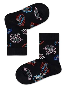 Happy Socks Skarpety "Rolling stones midnight ramble" w kolorze czarnym ze wzorem - Skarpetki damskie - miniaturka - grafika 1