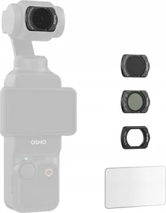 SmallRig 5122 - wielofunkcyjny zestaw filtrów do DJI Osmo Pocket 3 - Akcesoria do drona - miniaturka - grafika 1