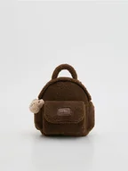 Plecaki - Reserved - Plecak z zawieszką - brązowy - miniaturka - grafika 1