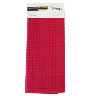 Mata do naczyń 50 x 40 cm czerwona - Suszarki do naczyń - miniaturka - grafika 1