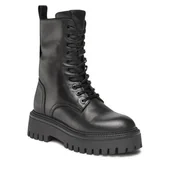 Botki damskie - Trapery Gino Rossi 8042 Czarny - GINO ROSSI - miniaturka - grafika 1