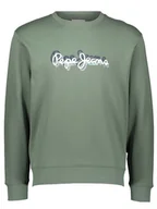 Bluzy męskie - Pepe Jeans Bluza w kolorze khaki - miniaturka - grafika 1