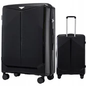 Walizki - WINGS BAGAŻ rejestrowany na 4 KÓŁKACH z zamkiem TSA Duża WALIZKA XXL - miniaturka - grafika 1