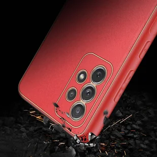 Dux Ducis Yolo eleganckie etui pokrowiec ze skóry ekologicznej Samsung Galaxy A72 4G czerwony - Etui i futerały do telefonów - miniaturka - grafika 11