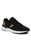 Sneakersy damskie - Puma Sneakersy Rose Raw Metallics 383849 02 Czarny - miniaturka - grafika 1