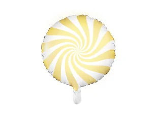 PartyDeco Balon foliowy Cukierek, 45cm, jasnożółty - Kubki dla dzieci - miniaturka - grafika 13