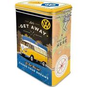 Pojemniki kuchenne - Nostalgic-Art 31102 Volkswagen VW Bulli  Let's Get Away., aromat Puszka 31102 - miniaturka - grafika 1