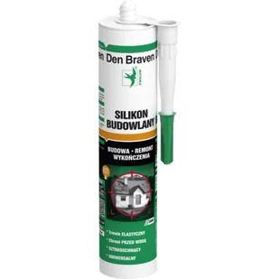 Silikon budowlany AC biały 300 ml - Silikony - miniaturka - grafika 1