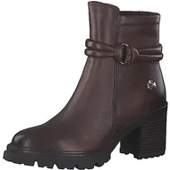 Botki damskie - Marco Tozzi Damskie 2-85404-41 botki na obcasie, Chestnut, 39 EU, chestnut, 39 eu - miniaturka - grafika 1