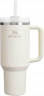 Kubki termiczne - Kubek Stanley 1200Ml Z Słomką Pokrywką I Uchwytem Termiczny Beżowy - miniaturka - grafika 1