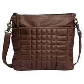 Torebki damskie - RE:DESIGNED Women's Agnes Big Crossover, Dark Brown, One Size, Dark Brown, jeden rozmiar - miniaturka - grafika 1