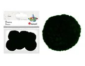 Pozostałe akcesoria dla plastyków - Titanum Pompony włóczkowe 3cm jasnozielone 6szt - miniaturka - grafika 1