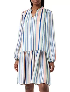 usha BLUE LABEL Sukienka midi w paski damska 17923644, Niebieski, zielony, wielokolorowy, XXL - Sukienki - miniaturka - grafika 1