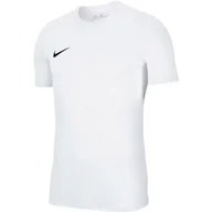 Odzież sportowa dziecięca - Nike, Koszulka dziecięca, Park VII Junior BV6741 100, biały, rozmiar M - miniaturka - grafika 1