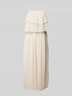 Długa sukienka z falbanami model ‘CHIFFON’ - Sukienki - miniaturka - grafika 1