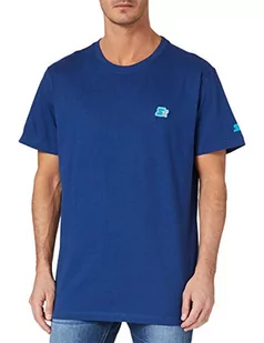 STARTER BLACK LABEL Męski t-shirt Starter Essential Jersey, space blue, S - Koszulki męskie - miniaturka - grafika 1