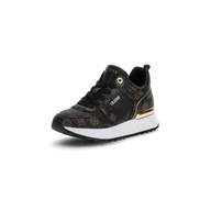 Półbuty damskie - Damskie Sneakersy GUESS KADDY FL8DDYFAL12-BROCR – Czarny - miniaturka - grafika 1
