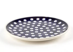 Bolesławiec Talerz 16cm Kropki 42 103115 - Talerze - miniaturka - grafika 1