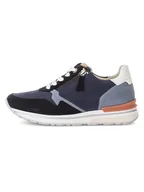 Trampki damskie - Gabor Skórzane sneakersy w kolorze błękitno-granatowo-białym - miniaturka - grafika 1