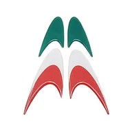 Akcesoria motocyklowe - Quattroerre 19813 naklejka 3D Racing Wing - miniaturka - grafika 1