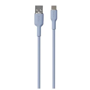 Puro ICON Soft PUUSBCICONLBLUE  USB-A do USB-C - 1,5m - niebieski - Kable USB - miniaturka - grafika 1