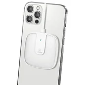 Ładowarki do telefonów - USAMS Ład. indukcyjna US-CD153 magnetic 15W iPhone 12 series biały/white CD153DZ02 - miniaturka - grafika 1