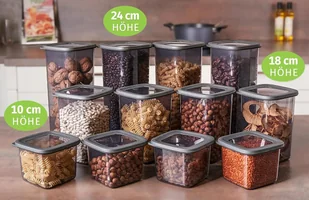 Pojemniki na zapasy żywność z pokrywką hermetyczne Organizery Zestaw 30 szt - Pojemniki kuchenne - miniaturka - grafika 1