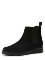 Botki męskie - Clarks - Kozaki męskie ze skóry, czarny - miniaturka - grafika 1