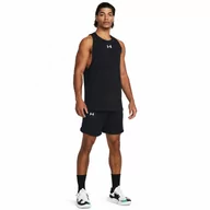 Spodnie sportowe męskie - Męskie spodenki do koszykówki Under Armour UA Baseline Short - czarne - UNDER ARMOUR - miniaturka - grafika 1