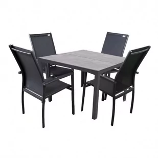 BERGAMO EXPERT ANTRACIT - aluminiowy zestaw sof 4+1 - Meble ogrodowe - miniaturka - grafika 1