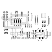 Szczęki hamulcowe - TRW Zestaw akcesoriów, szczęki hamulcowe hamulca postojowego SFK456 - miniaturka - grafika 1