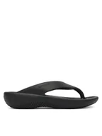Klapki i japonki damskie - Crocs Japonki Mellow Recovery Flip 211100 Czarny - miniaturka - grafika 1