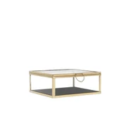 Pudełka i szkatułki - HOMLA Szkatułka na biżuterię GRAZIA z welurową wyściółką 13x11x5 cm - miniaturka - grafika 1
