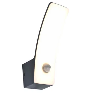 Elewacyjna lampa z czujnikiem KILO 5203902335 LED 11,5W 3000K IP44 szara - Lampy ogrodowe - miniaturka - grafika 1