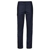 Spodnie damskie - Jack Wolfskin Damskie spodnie Lakeside niebieski niebieski (midnight blue) 36 - miniaturka - grafika 1