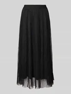 Spódnice - Spódnica midi o kroju regular fit z siateczki model ‘LAVINA’ - miniaturka - grafika 1