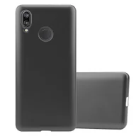 Etui i futerały do telefonów - Pokrowiec Do Huawei P20 LITE 2018 / NOVA 3E w METALLIC SZARY Etui TPU Silikon Obudowa Ochronny Case Cover Cadorabo - miniaturka - grafika 1