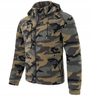 BLUZA GRUBY POLAR ROBOCZY Z KAPTUREM MORO ROZ L - Bluzy męskie - miniaturka - grafika 1