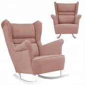 Fotele - Fotel uszak bujany skandynawski Zoja Family Meble - miniaturka - grafika 1