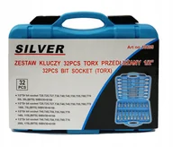 Klucze i nasadki - Silver TORX KEYS 1/2" EXTENDED 32 pcs / - miniaturka - grafika 1