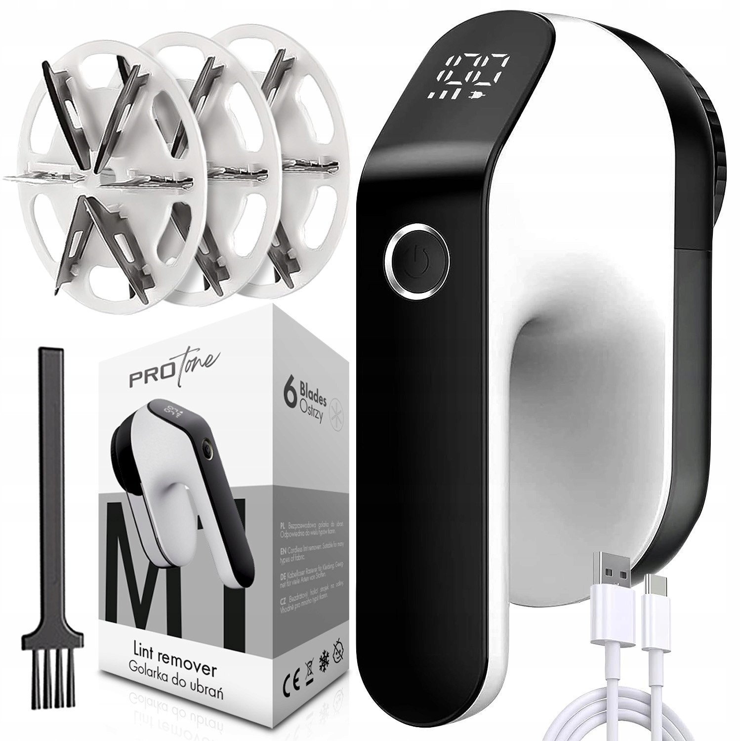 GOLARKA DO UBRAŃ M1 WHITE