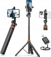 Selfie stick - Statyw Selfie Stick Do Telefonu Bluetooth Kijek Tripod Uchwyt Długi - miniaturka - grafika 1
