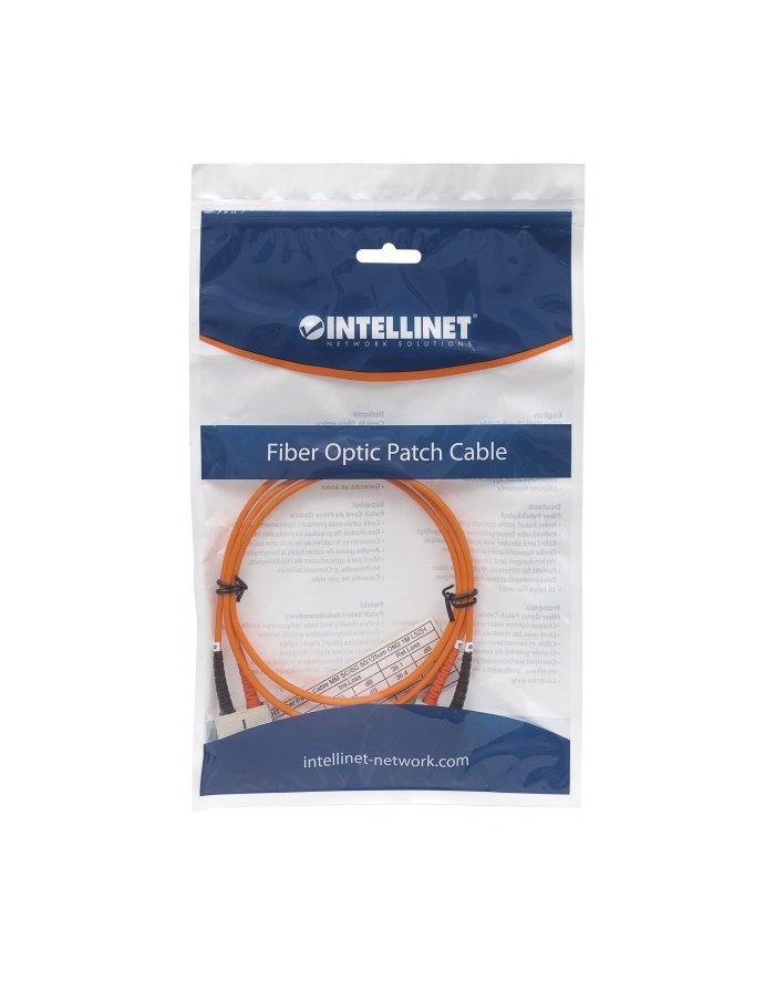 Intellinet Network Solutions Intellinet Światłowód krosowy SC-SC duplex 1m 50/125 OM2 wielomodowy 470001