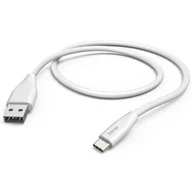 Kable - Kabel HAMA Ładujący/data USB-A - USB-C 1.5m Biały - miniaturka - grafika 1